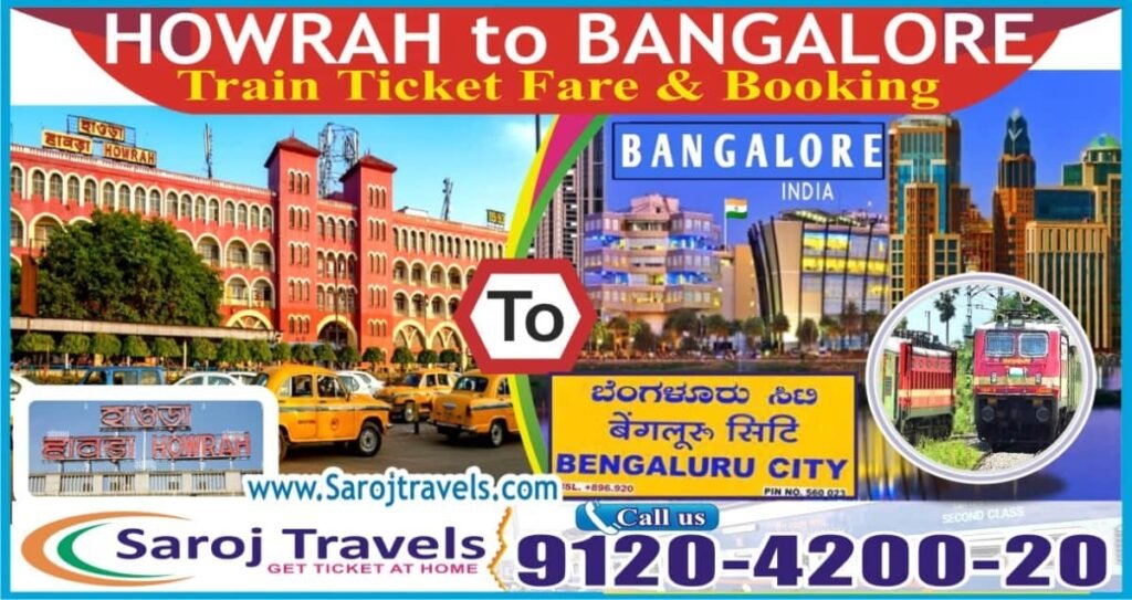 Howrah To Bangalore Train Ticket Price Online Ticket Booking