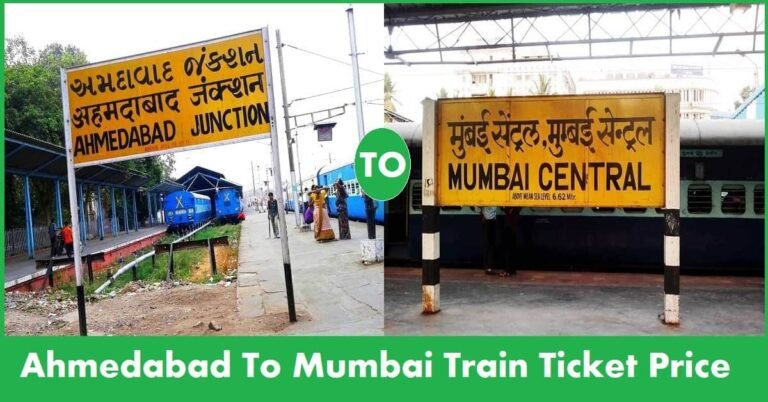 ahmedabad to mumbai train gujarat mail ticket price