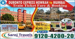 Duronto Express Howrah to Mumbai Ticket Fare & Booking