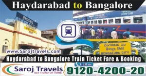 Hyderabad to Bangalore Vande Bharat Ticket Price and Booking