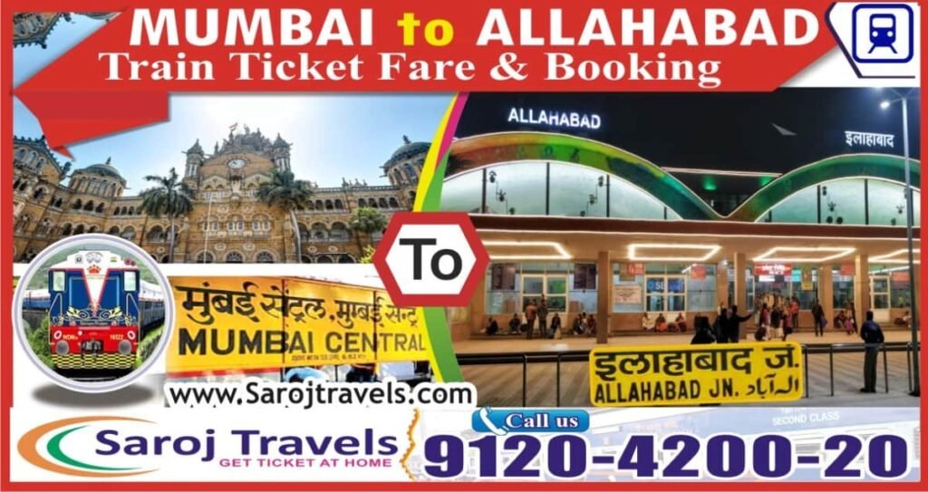 Mumbai to Prayagraj Train Ticket Price | Online Ticket Booking